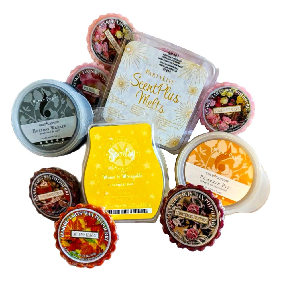 10 wax melts tart pod bar yankee scentsy partylite holiday spring summer fall